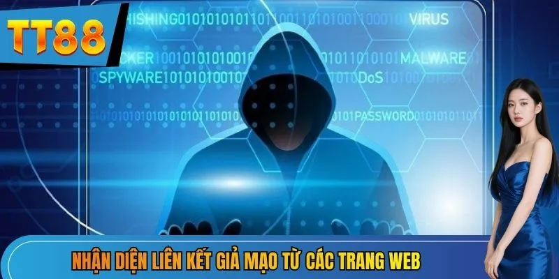 Nhận diện liên kết giả mạo từ các trang web khác
